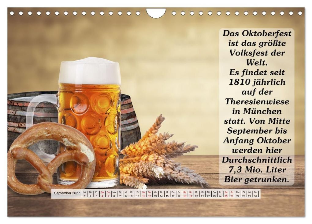 Weitere Ansicht: Wissenswertes über Bier (Wandkalender 2027 DIN A4 quer), CALVENDO Monatskalender | Gunter Kirsch, Calvendo
