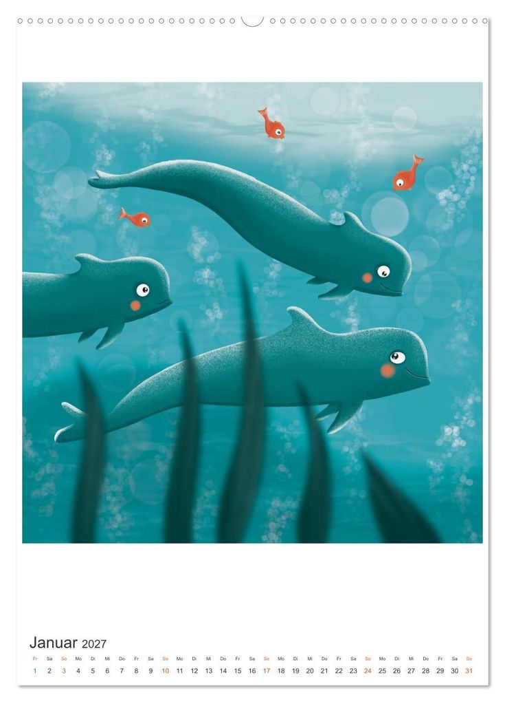 Weitere Ansicht: SAVE OUR OCEANS - Ursprung allen Lebens (Wandkalender 2027 DIN A2 hoch), CALVENDO Monatskalender | Danja Krampikowski