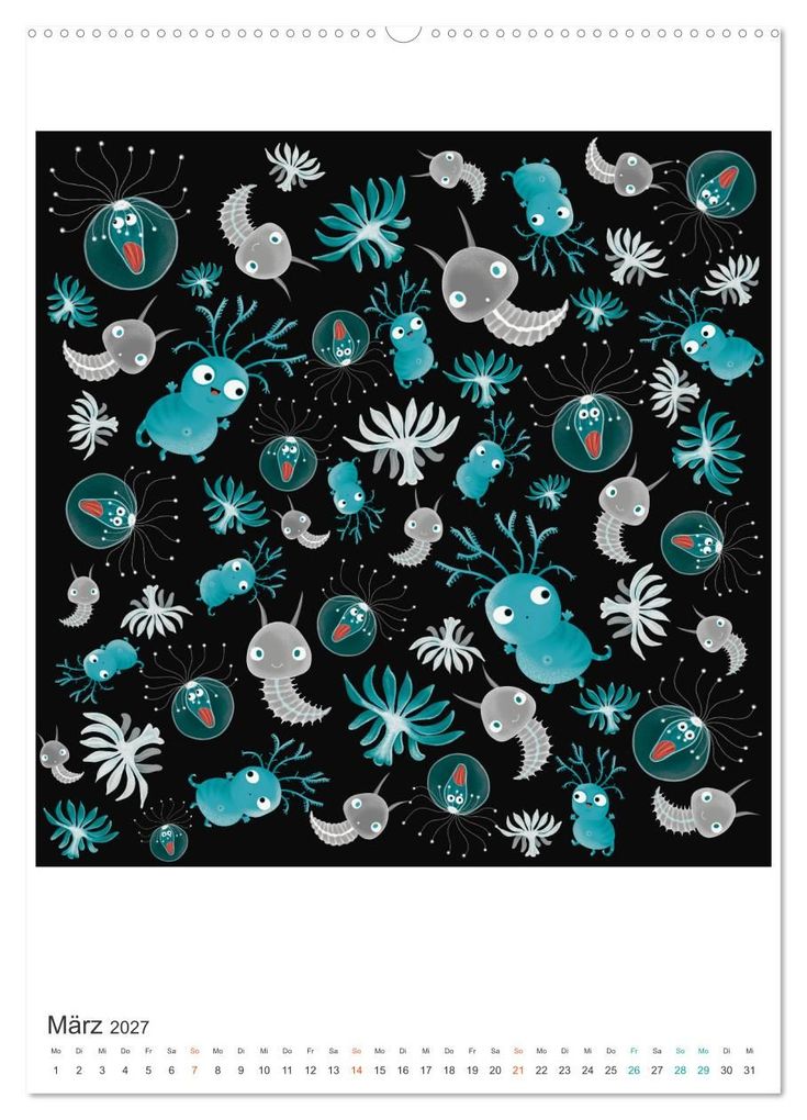 Weitere Ansicht: SAVE OUR OCEANS - Ursprung allen Lebens (Wandkalender 2027 DIN A2 hoch), CALVENDO Monatskalender | Danja Krampikowski