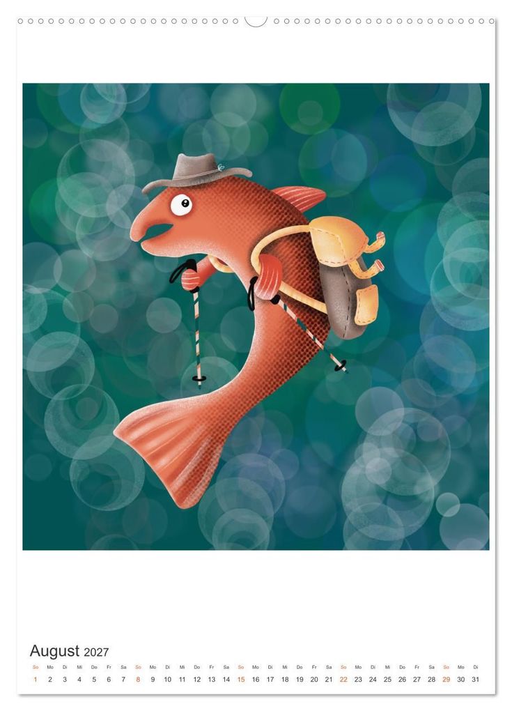 Weitere Ansicht: SAVE OUR OCEANS - Ursprung allen Lebens (Wandkalender 2027 DIN A2 hoch), CALVENDO Monatskalender | Danja Krampikowski