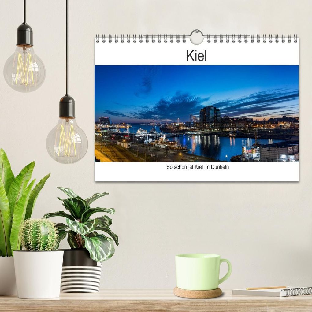 Weitere Ansicht: So schön ist Kiel im Dunkeln (Wandkalender 2027 DIN A4 quer), CALVENDO Monatskalender | Karsten Rahn, Calvendo
