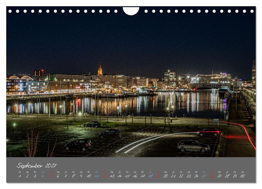 Weitere Ansicht: So schön ist Kiel im Dunkeln (Wandkalender 2027 DIN A4 quer), CALVENDO Monatskalender | Karsten Rahn, Calvendo