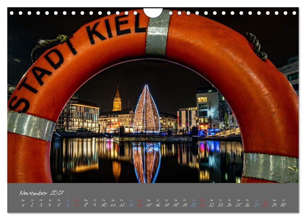 Weitere Ansicht: So schön ist Kiel im Dunkeln (Wandkalender 2027 DIN A4 quer), CALVENDO Monatskalender | Karsten Rahn, Calvendo