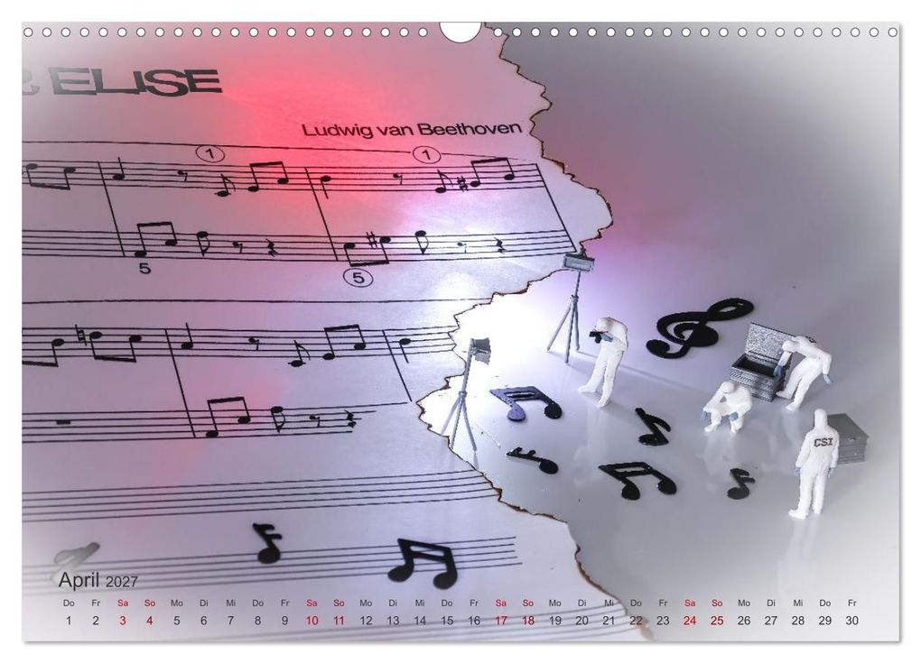Weitere Ansicht: Es gibt Musik auf die Augen (Wandkalender 2027 DIN A3 quer), CALVENDO Monatskalender | Ute Jackisch, Calvendo