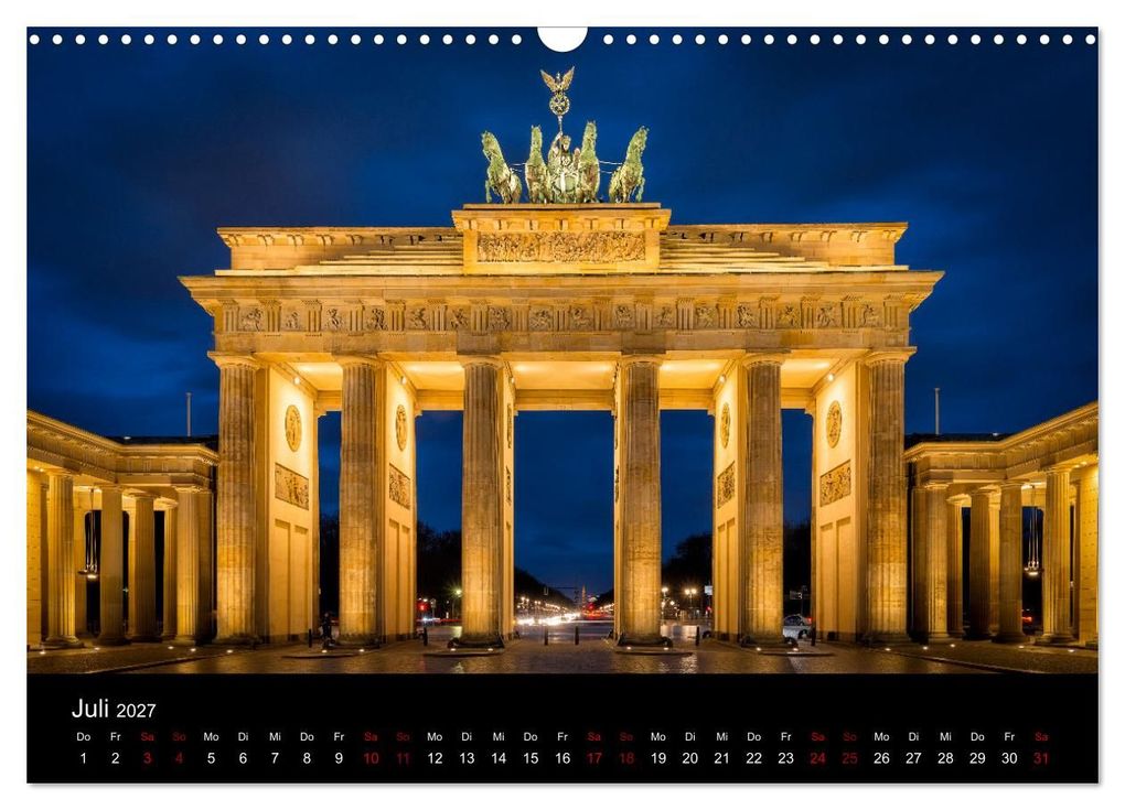 Weitere Ansicht: Eine Reise durch Berlin bei Nacht (Wandkalender 2027 DIN A3 quer), CALVENDO Monatskalender | Oliver Nowak, Calvendo