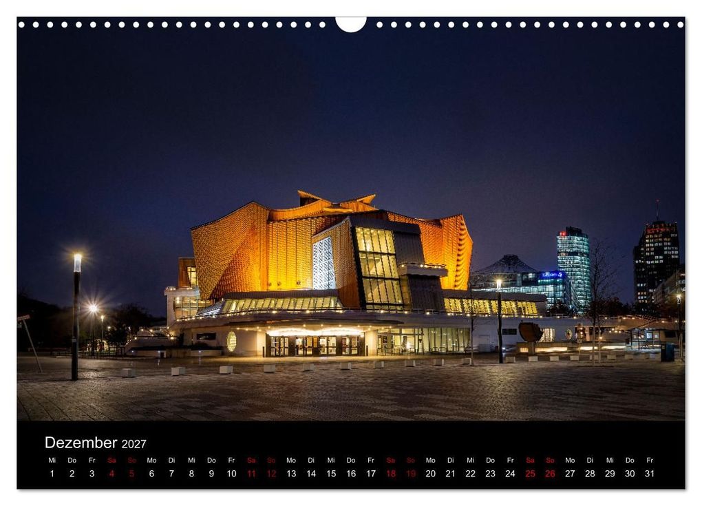 Weitere Ansicht: Eine Reise durch Berlin bei Nacht (Wandkalender 2027 DIN A3 quer), CALVENDO Monatskalender | Oliver Nowak, Calvendo