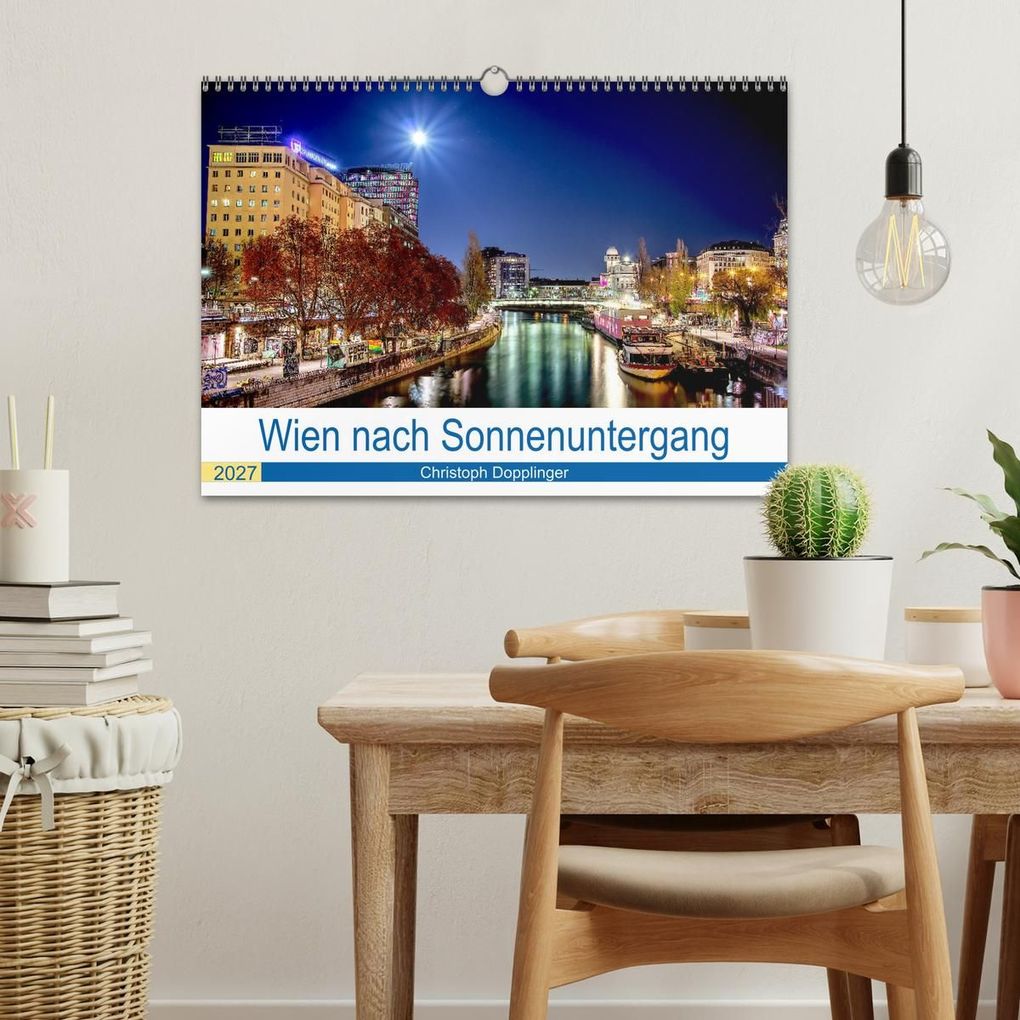 Weitere Ansicht: Wien nach Sonnenuntergang (Wandkalender 2027 DIN A3 quer), CALVENDO Monatskalender | Christoph Dopplinger, Calvendo