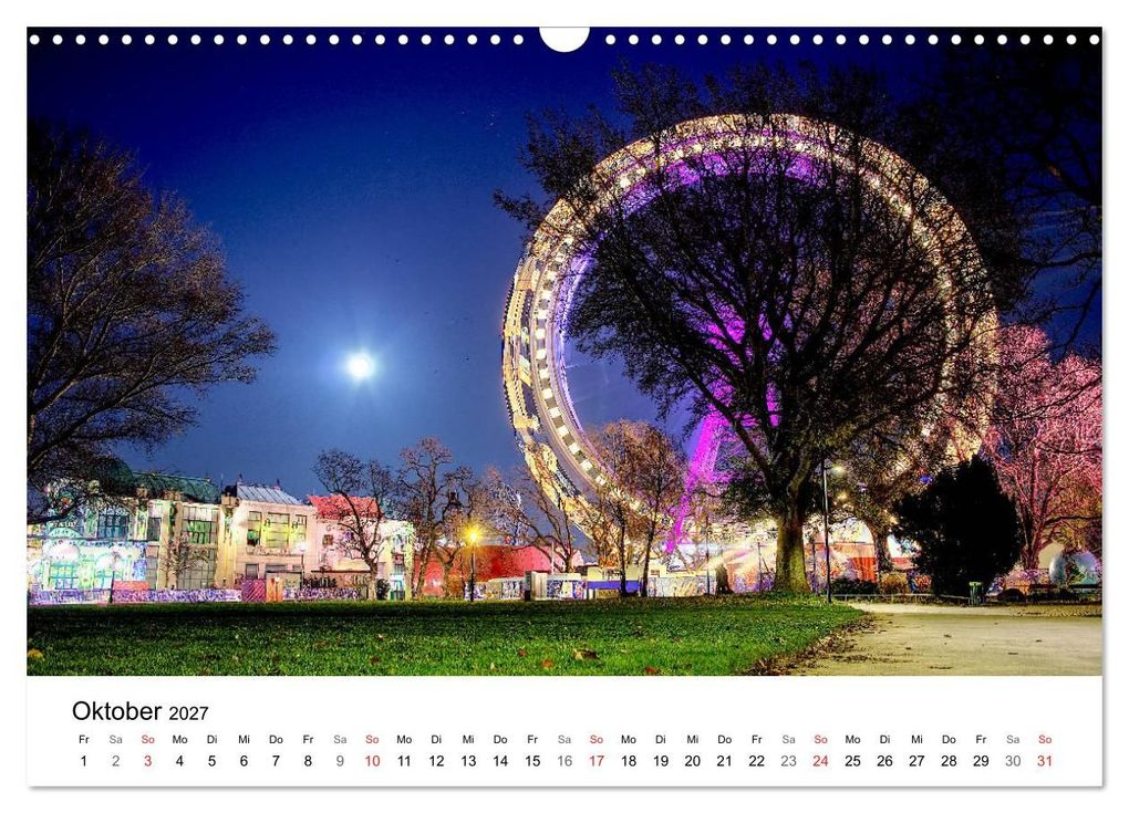 Weitere Ansicht: Wien nach Sonnenuntergang (Wandkalender 2027 DIN A3 quer), CALVENDO Monatskalender | Christoph Dopplinger, Calvendo