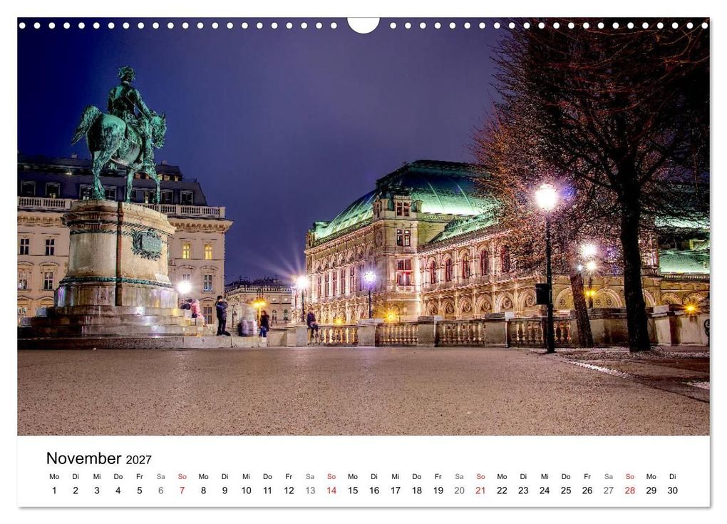 Weitere Ansicht: Wien nach Sonnenuntergang (Wandkalender 2027 DIN A3 quer), CALVENDO Monatskalender | Christoph Dopplinger, Calvendo