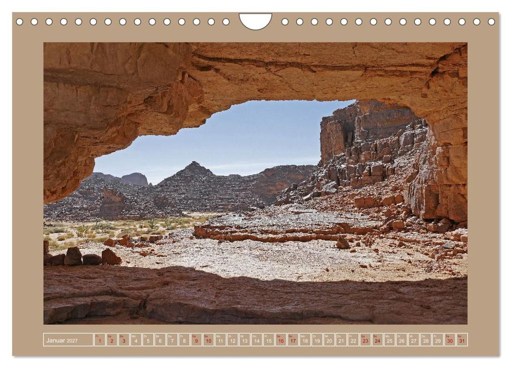 Weitere Ansicht: Algerien - Schluchten und Sandberge in den Tassilis (Wandkalender 2027 DIN A4 quer), CALVENDO Monatskalender | Knut Bormann, Calvendo