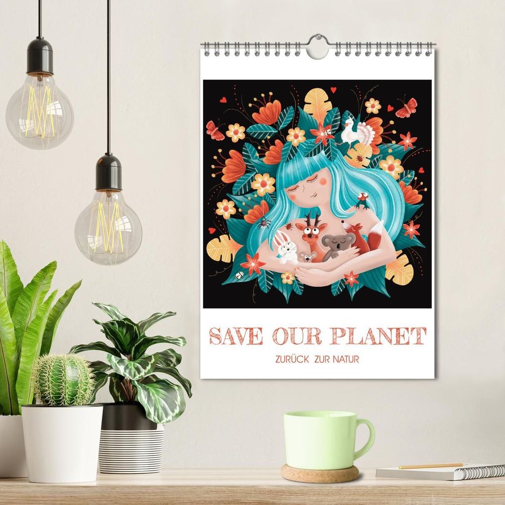 Weitere Ansicht: SAVE OUR PLANET - Zurück zur Natur (Wandkalender 2027 DIN A4 hoch), CALVENDO Monatskalender | Danja Krampikowski