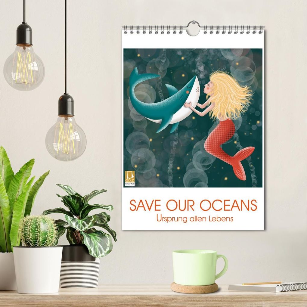 Weitere Ansicht: SAVE OUR OCEANS - Ursprung allen Lebens (Wandkalender 2027 DIN A4 hoch), CALVENDO Monatskalender | Danja Krampikowski