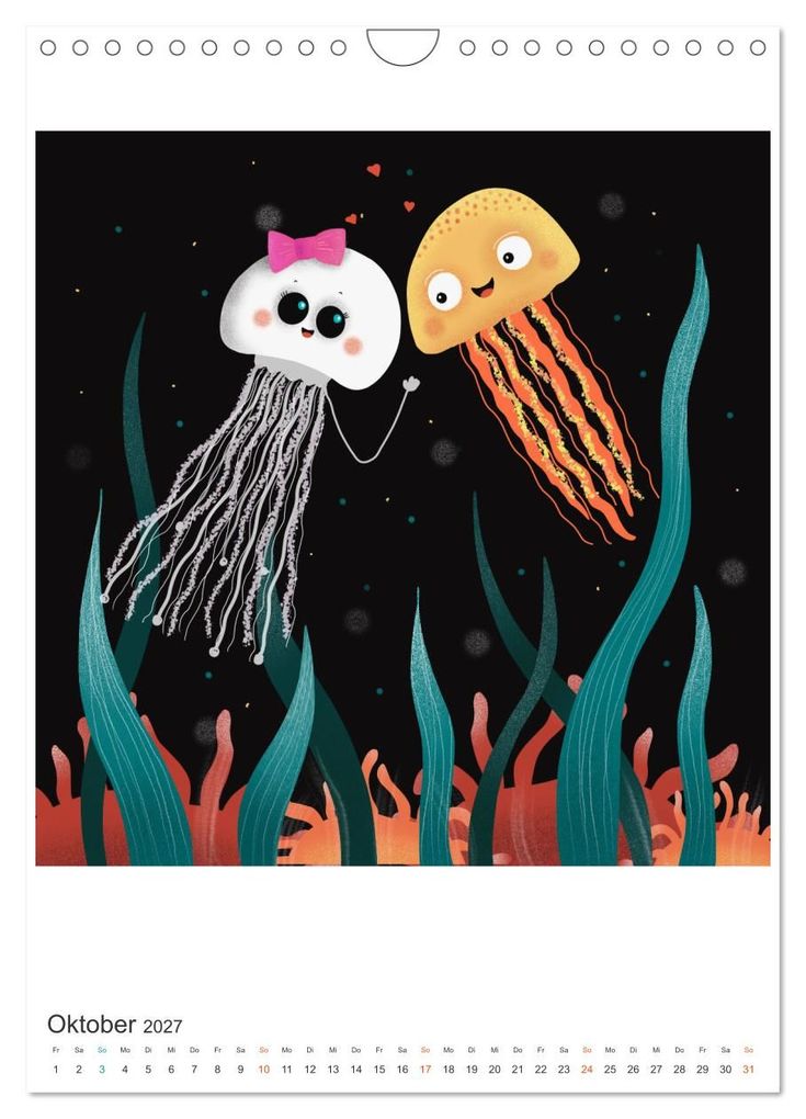 Weitere Ansicht: SAVE OUR OCEANS - Ursprung allen Lebens (Wandkalender 2027 DIN A4 hoch), CALVENDO Monatskalender | Danja Krampikowski