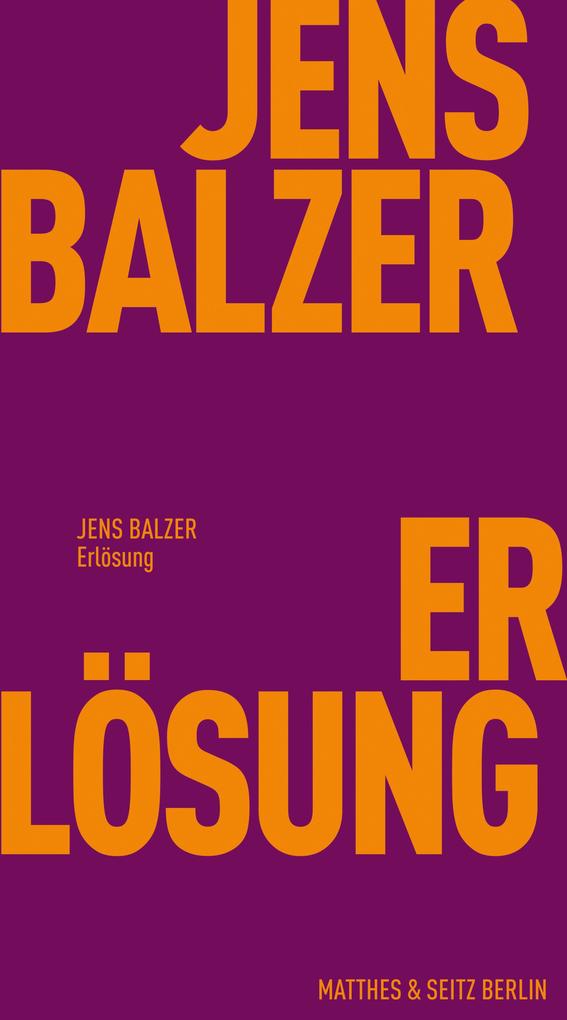 Produktbild: Erlösung | Jens Balzer