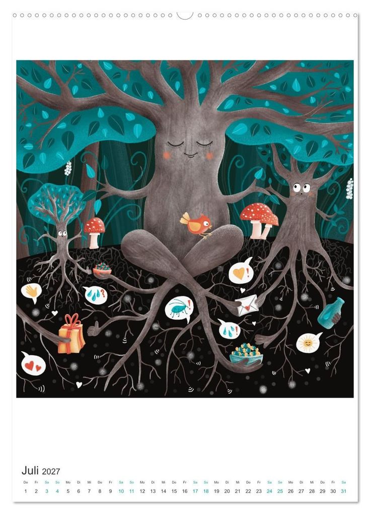 Weitere Ansicht: SAVE OUR TREES - Bäume bedeuten Leben (Wandkalender 2027 DIN A2 hoch), CALVENDO Monatskalender | Danja Krampikowski