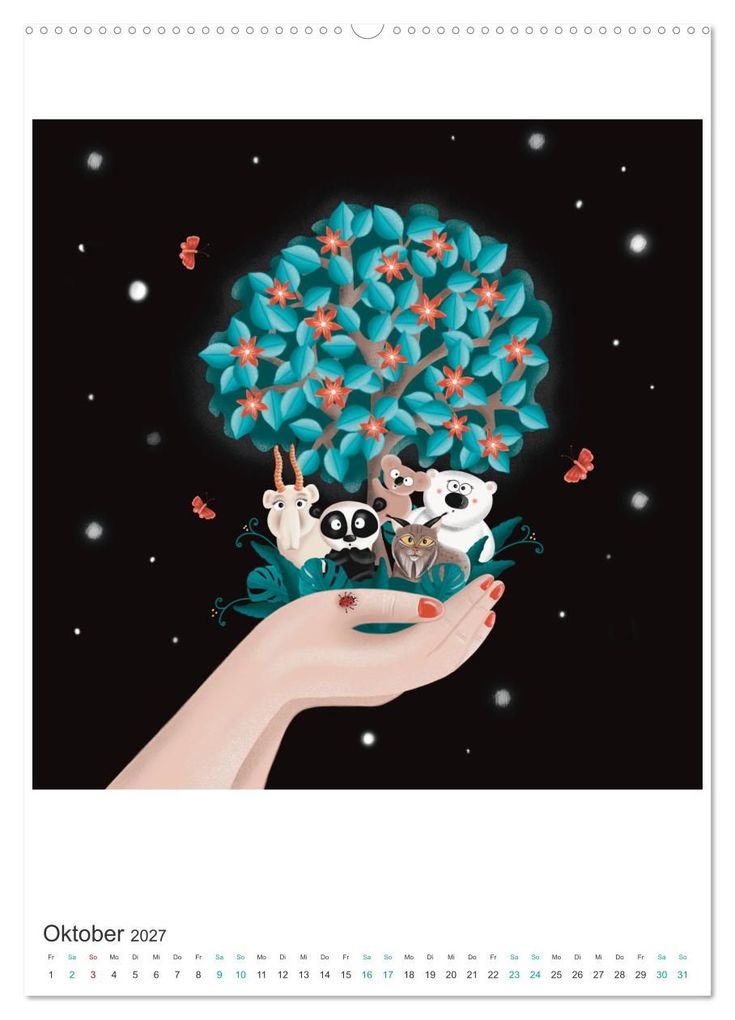 Weitere Ansicht: SAVE OUR TREES - Bäume bedeuten Leben (Wandkalender 2027 DIN A2 hoch), CALVENDO Monatskalender | Danja Krampikowski
