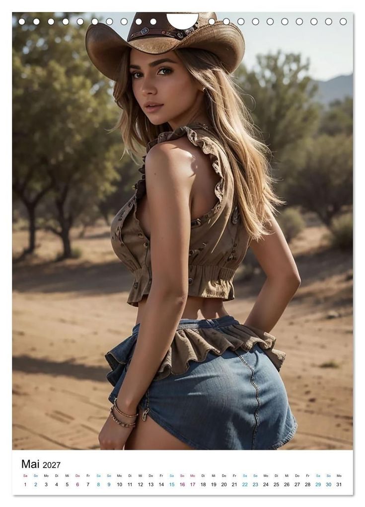 Weitere Ansicht: Sexy Cowgirls (Wandkalender 2027 DIN A4 hoch), CALVENDO Monatskalender | Ally Bee, Calvendo