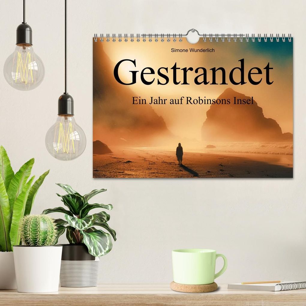 Weitere Ansicht: Gestrandet - Ein Jahr auf Robinsons Insel (Wandkalender 2027 DIN A4 quer), CALVENDO Monatskalender | Simone Wunderlich, Calvendo