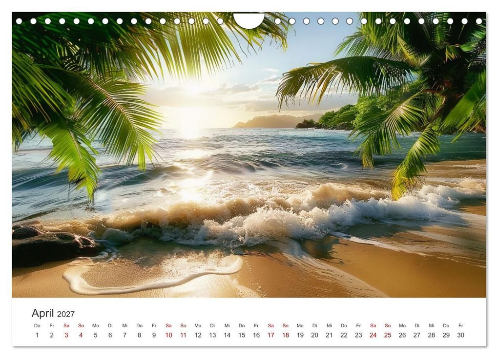 Weitere Ansicht: Gestrandet - Ein Jahr auf Robinsons Insel (Wandkalender 2027 DIN A4 quer), CALVENDO Monatskalender | Simone Wunderlich, Calvendo