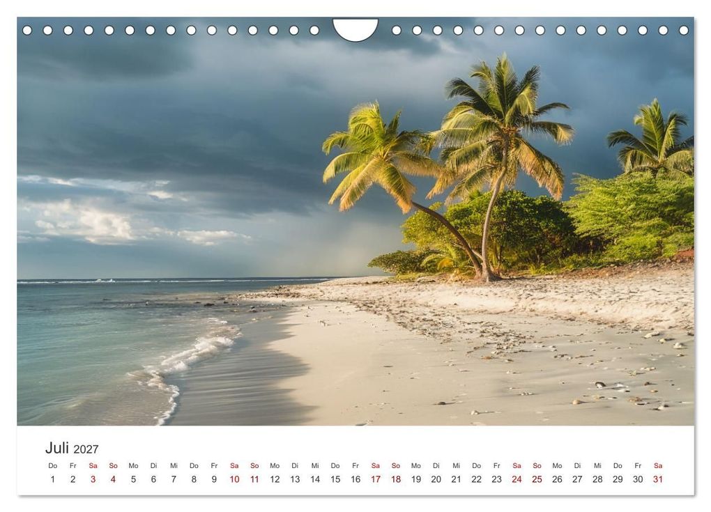 Weitere Ansicht: Gestrandet - Ein Jahr auf Robinsons Insel (Wandkalender 2027 DIN A4 quer), CALVENDO Monatskalender | Simone Wunderlich, Calvendo