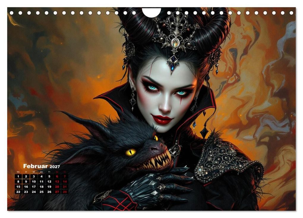 Weitere Ansicht: Goth Fantasie (Wandkalender 2027 DIN A4 quer), CALVENDO Monatskalender | Calvendo