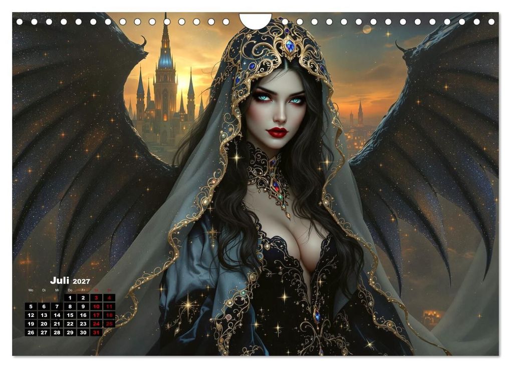 Weitere Ansicht: Goth Fantasie (Wandkalender 2027 DIN A4 quer), CALVENDO Monatskalender | Calvendo