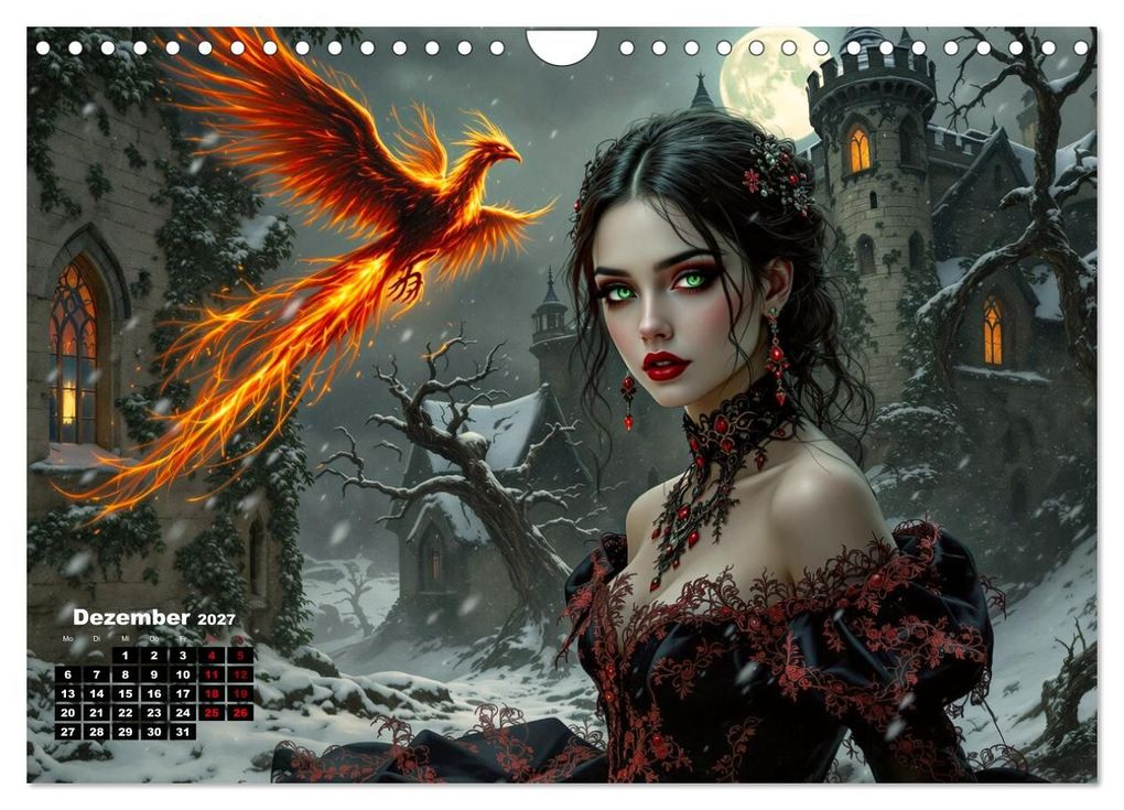 Weitere Ansicht: Goth Fantasie (Wandkalender 2027 DIN A4 quer), CALVENDO Monatskalender | Calvendo