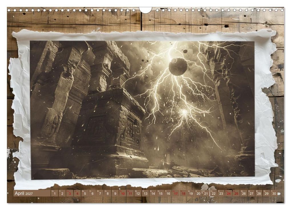 Weitere Ansicht: Verloren geglaubte Archäologie (Wandkalender 2027 DIN A3 quer), CALVENDO Monatskalender | Kerstin Waurick, Calvendo