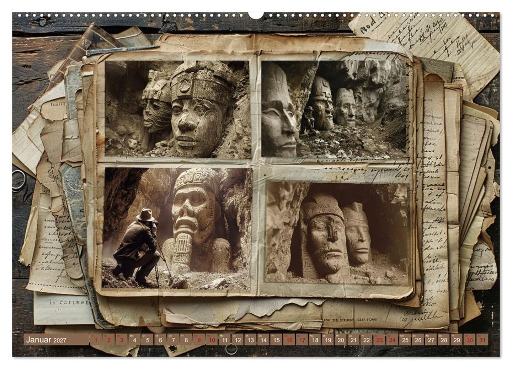 Weitere Ansicht: Verloren geglaubte Archäologie (Wandkalender 2027 DIN A2 quer), CALVENDO Monatskalender | Kerstin Waurick, Calvendo