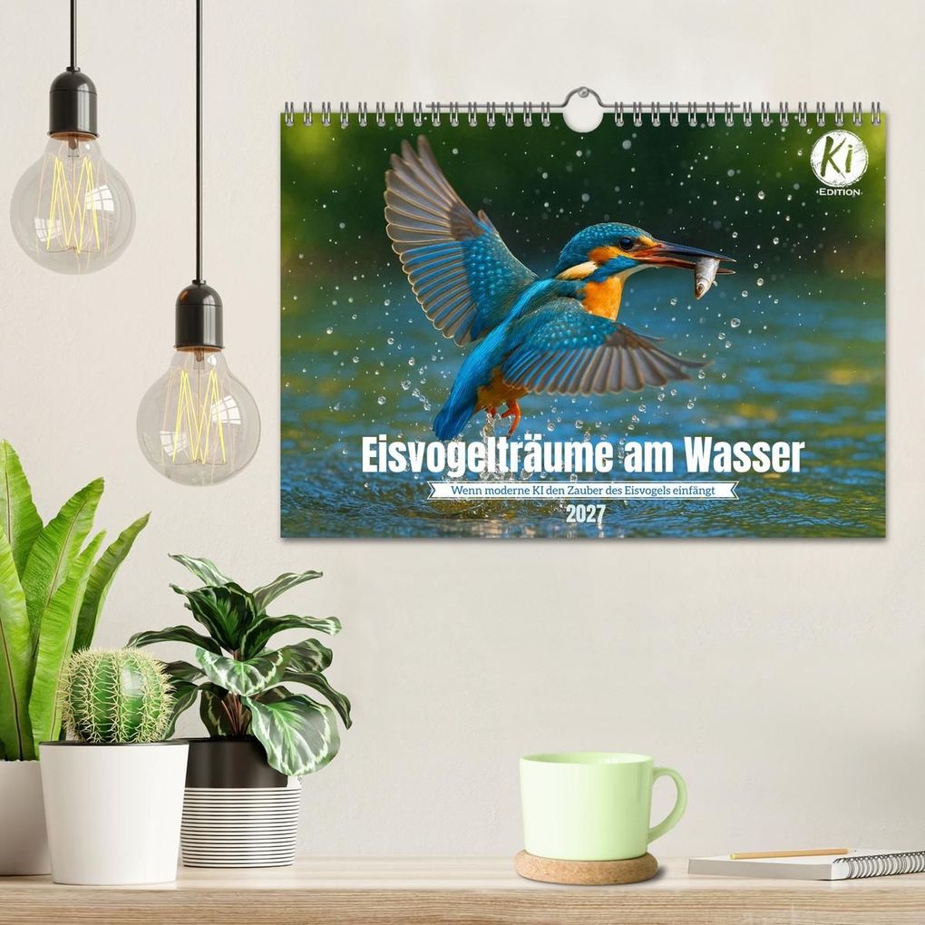 Weitere Ansicht: Eisvogelträume am Wasser (Wandkalender 2027 DIN A4 quer), CALVENDO Monatskalender | Kerstin Waurick, Calvendo