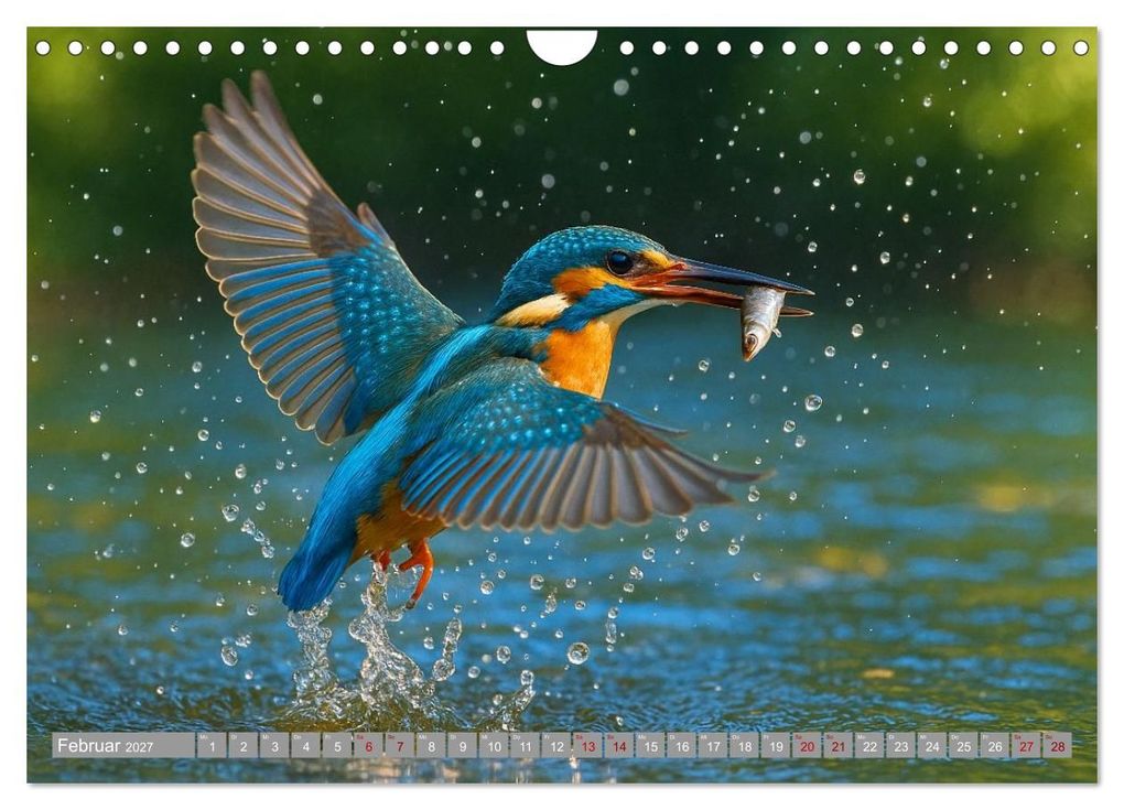Weitere Ansicht: Eisvogelträume am Wasser (Wandkalender 2027 DIN A4 quer), CALVENDO Monatskalender | Kerstin Waurick, Calvendo