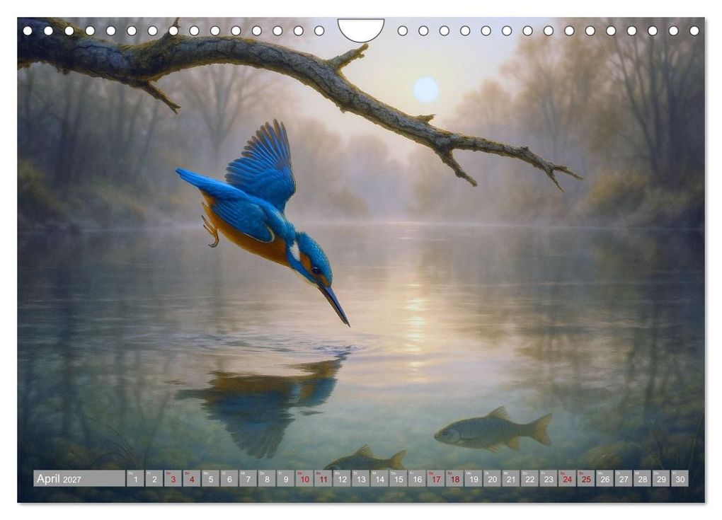 Weitere Ansicht: Eisvogelträume am Wasser (Wandkalender 2027 DIN A4 quer), CALVENDO Monatskalender | Kerstin Waurick, Calvendo