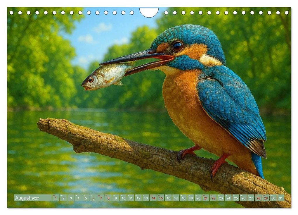 Weitere Ansicht: Eisvogelträume am Wasser (Wandkalender 2027 DIN A4 quer), CALVENDO Monatskalender | Kerstin Waurick, Calvendo