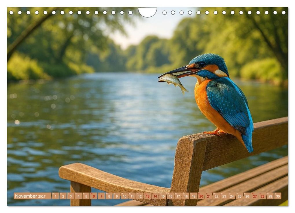 Weitere Ansicht: Eisvogelträume am Wasser (Wandkalender 2027 DIN A4 quer), CALVENDO Monatskalender | Kerstin Waurick, Calvendo