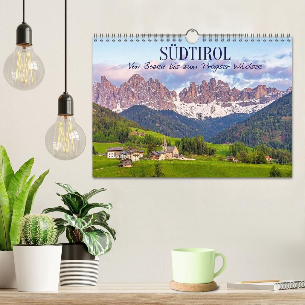 Weitere Ansicht: Südtirol - Von Bozen bis zum Pragser Wildsee (Wandkalender 2027 DIN A4 quer), CALVENDO Monatskalender | Elisabeth Schittenhelm, Calvendo