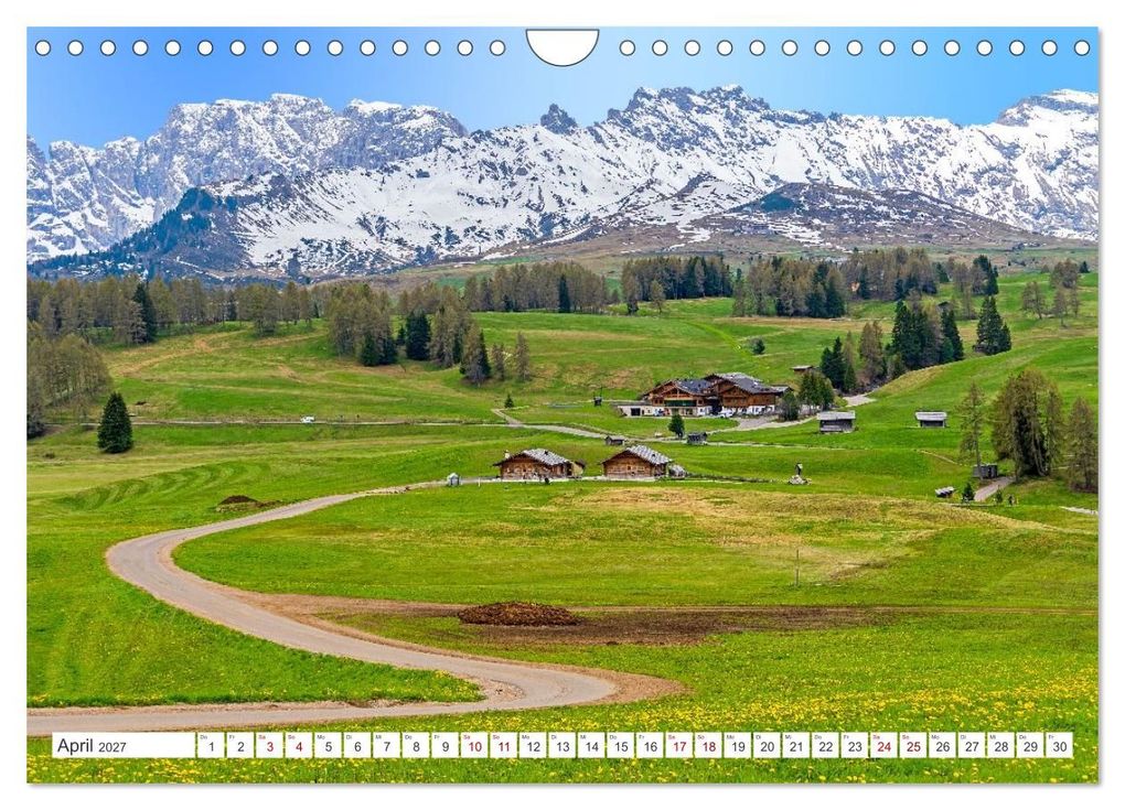 Weitere Ansicht: Südtirol - Von Bozen bis zum Pragser Wildsee (Wandkalender 2027 DIN A4 quer), CALVENDO Monatskalender | Elisabeth Schittenhelm, Calvendo