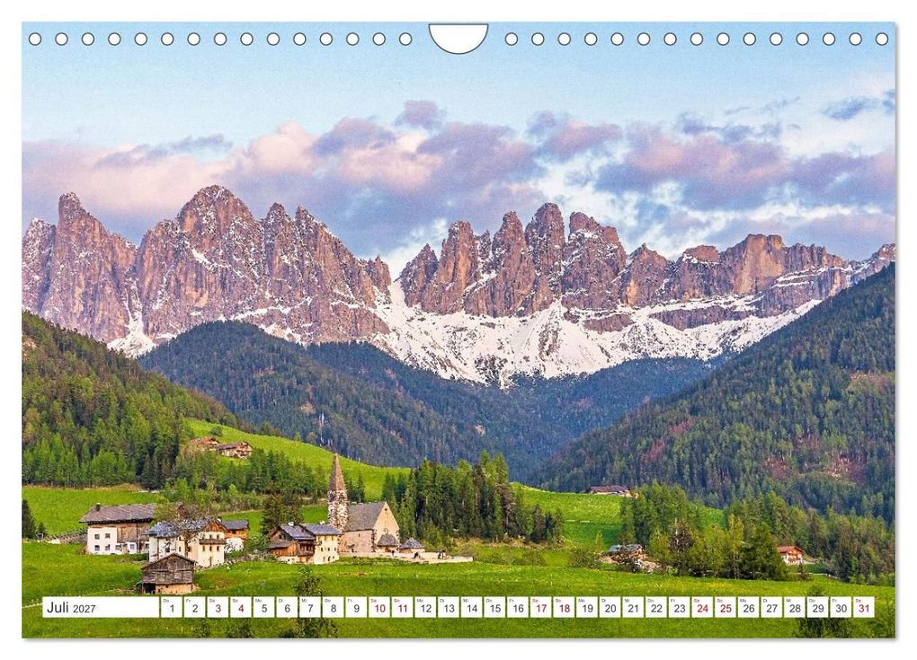 Weitere Ansicht: Südtirol - Von Bozen bis zum Pragser Wildsee (Wandkalender 2027 DIN A4 quer), CALVENDO Monatskalender | Elisabeth Schittenhelm, Calvendo