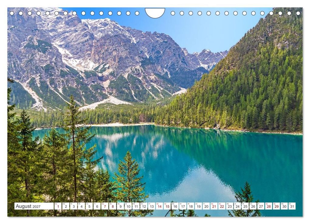 Weitere Ansicht: Südtirol - Von Bozen bis zum Pragser Wildsee (Wandkalender 2027 DIN A4 quer), CALVENDO Monatskalender | Elisabeth Schittenhelm, Calvendo