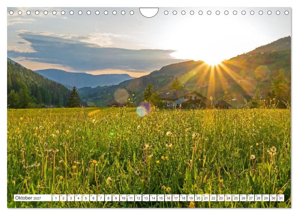 Weitere Ansicht: Südtirol - Von Bozen bis zum Pragser Wildsee (Wandkalender 2027 DIN A4 quer), CALVENDO Monatskalender | Elisabeth Schittenhelm, Calvendo