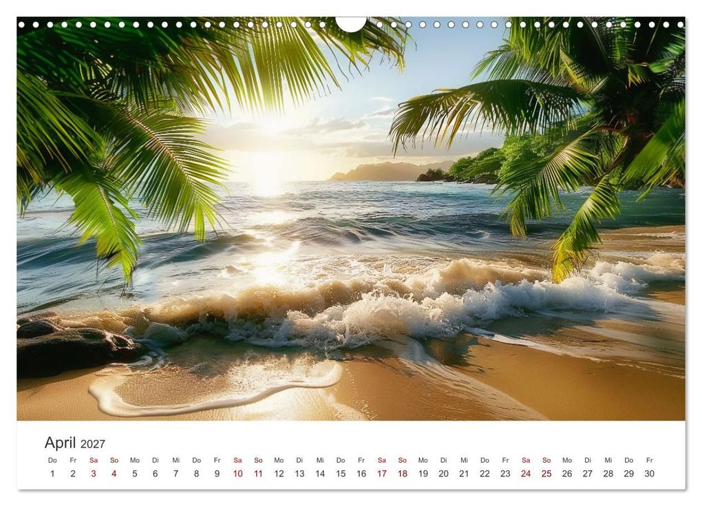 Weitere Ansicht: Gestrandet - Ein Jahr auf Robinsons Insel (Wandkalender 2027 DIN A3 quer), CALVENDO Monatskalender | Simone Wunderlich, Calvendo