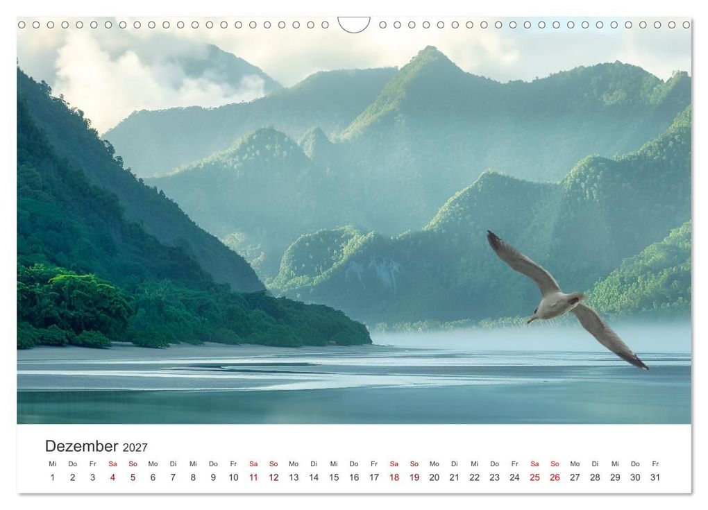 Weitere Ansicht: Gestrandet - Ein Jahr auf Robinsons Insel (Wandkalender 2027 DIN A3 quer), CALVENDO Monatskalender | Simone Wunderlich, Calvendo