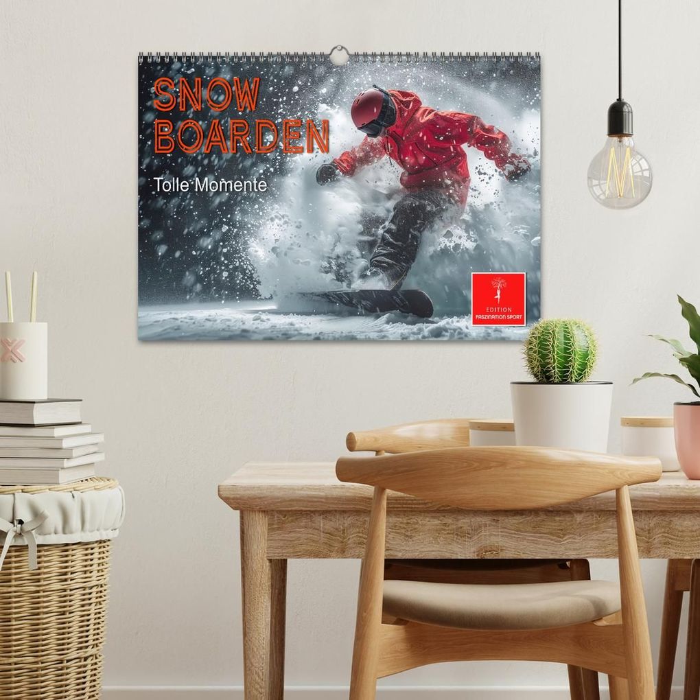 Weitere Ansicht: Snowboarden - tolle Momente (Wandkalender 2027 DIN A3 quer), CALVENDO Monatskalender | Peter Roder, Calvendo