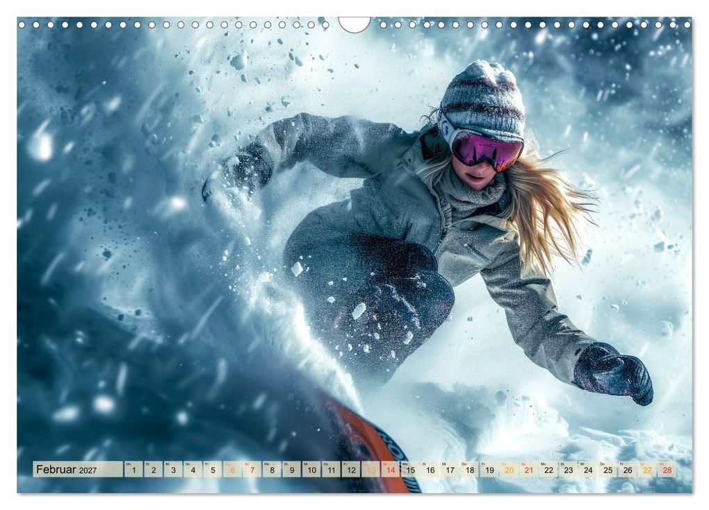 Weitere Ansicht: Snowboarden - tolle Momente (Wandkalender 2027 DIN A3 quer), CALVENDO Monatskalender | Peter Roder, Calvendo