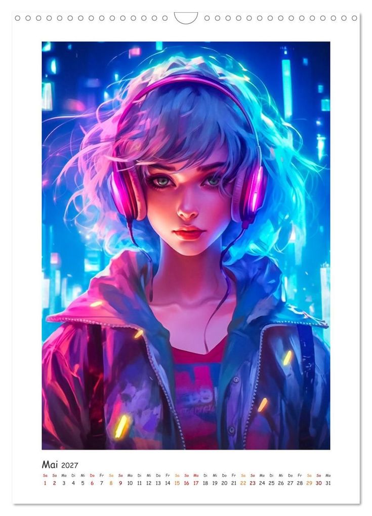 Weitere Ansicht: Coole Cyber Girls (Wandkalender 2027 DIN A3 hoch), CALVENDO Monatskalender | Steffen Gierok-Latniak, Calvendo