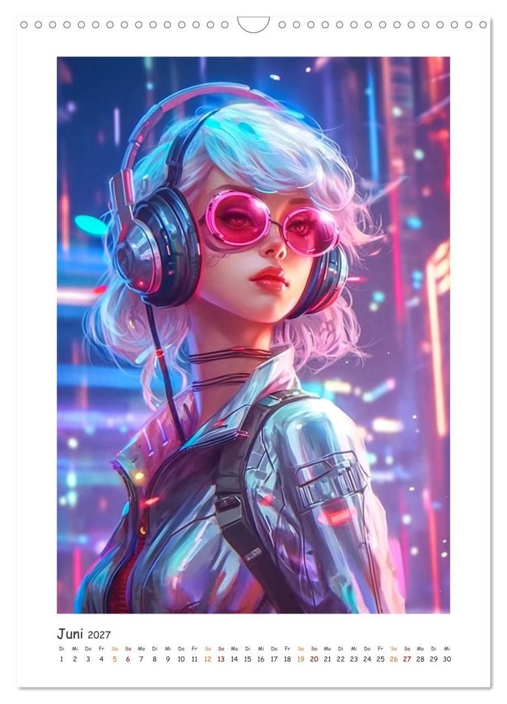 Weitere Ansicht: Coole Cyber Girls (Wandkalender 2027 DIN A3 hoch), CALVENDO Monatskalender | Steffen Gierok-Latniak, Calvendo