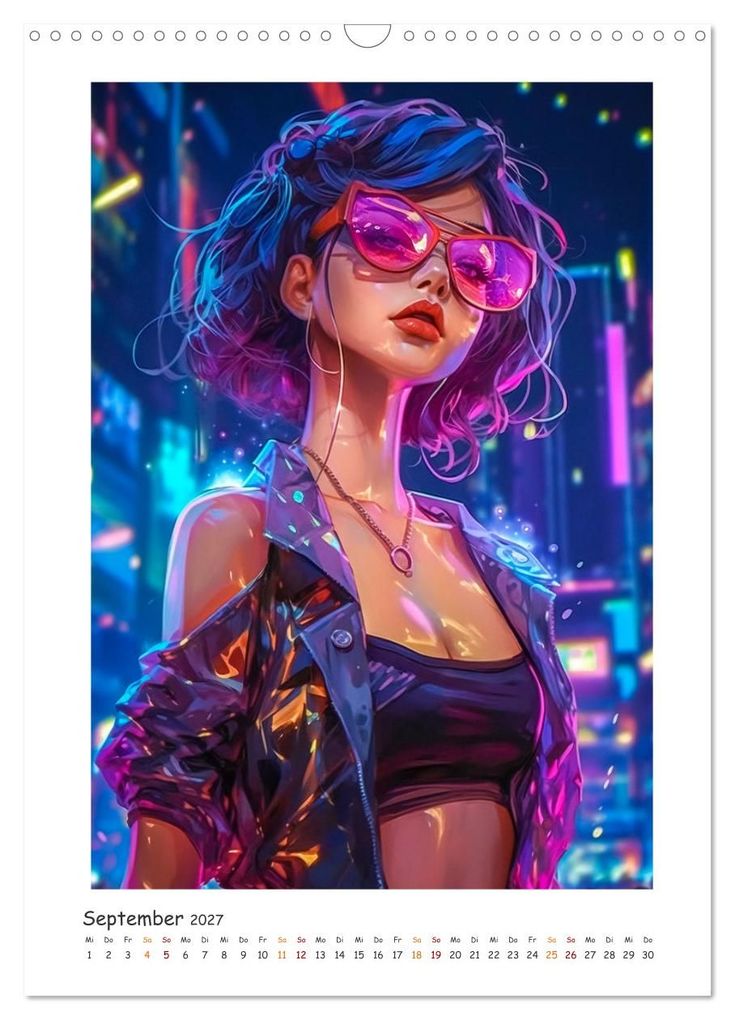 Weitere Ansicht: Coole Cyber Girls (Wandkalender 2027 DIN A3 hoch), CALVENDO Monatskalender | Steffen Gierok-Latniak, Calvendo