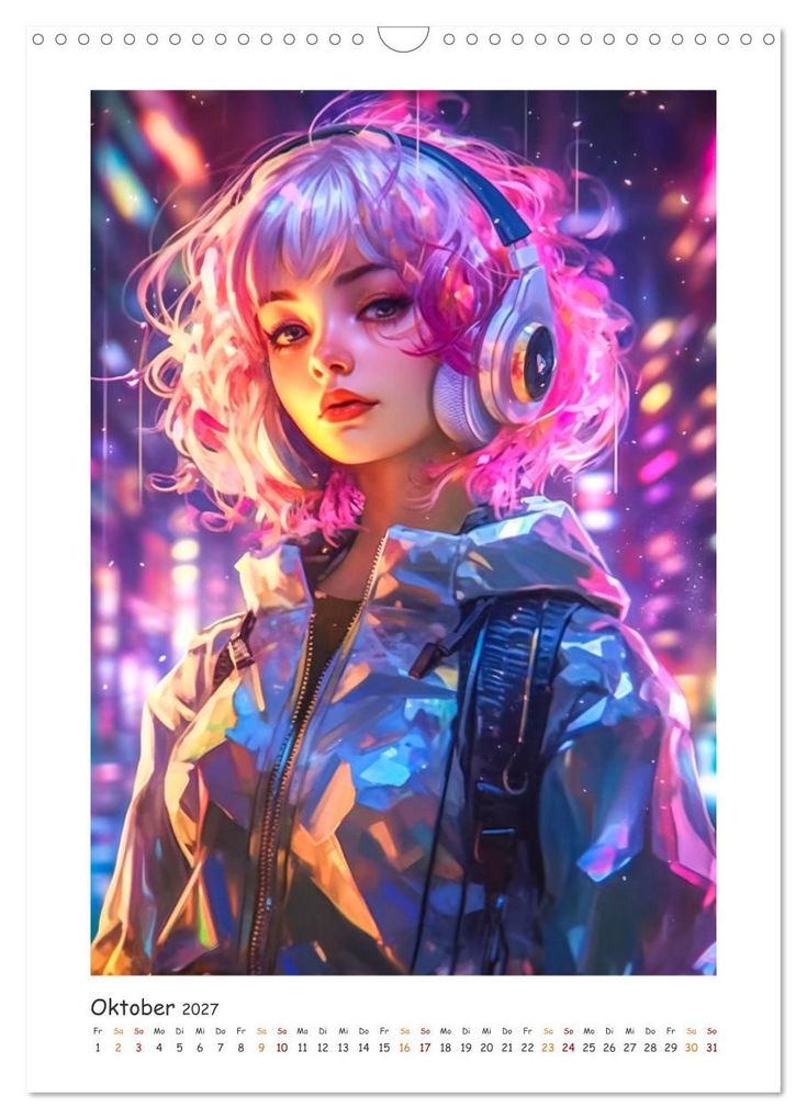 Weitere Ansicht: Coole Cyber Girls (Wandkalender 2027 DIN A3 hoch), CALVENDO Monatskalender | Steffen Gierok-Latniak, Calvendo