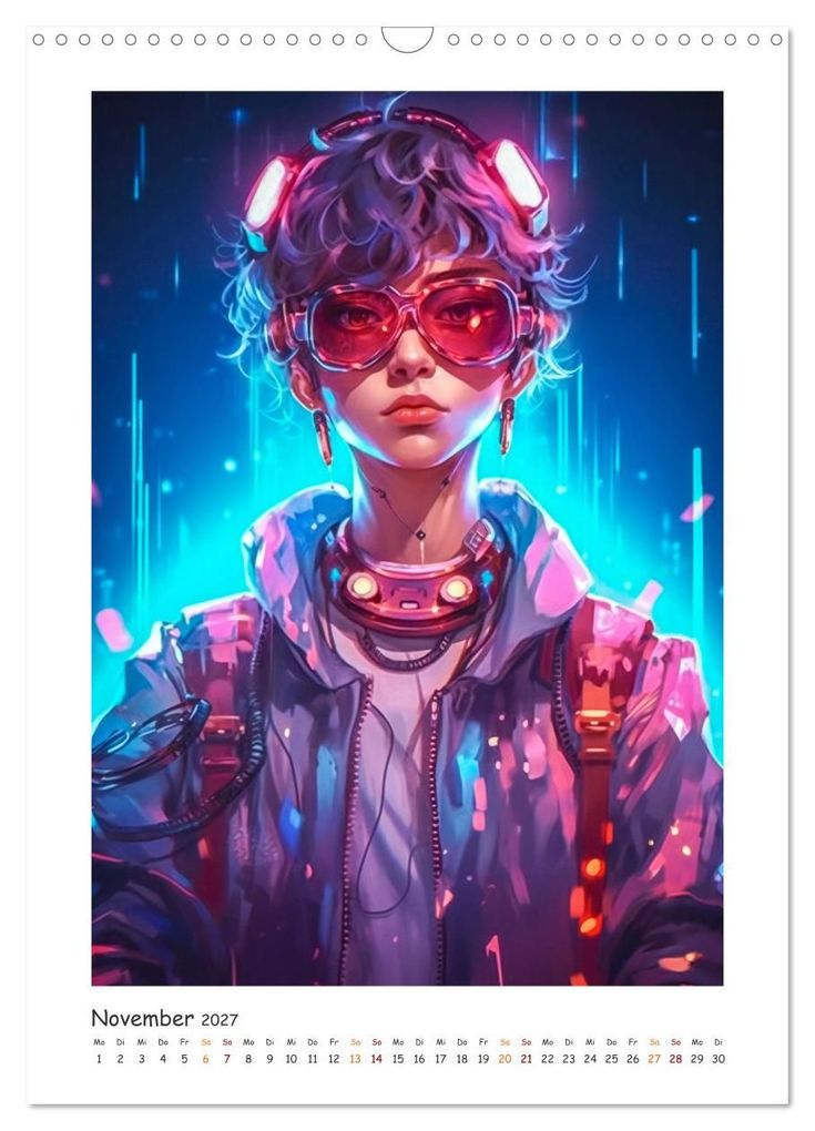 Weitere Ansicht: Coole Cyber Girls (Wandkalender 2027 DIN A3 hoch), CALVENDO Monatskalender | Steffen Gierok-Latniak, Calvendo