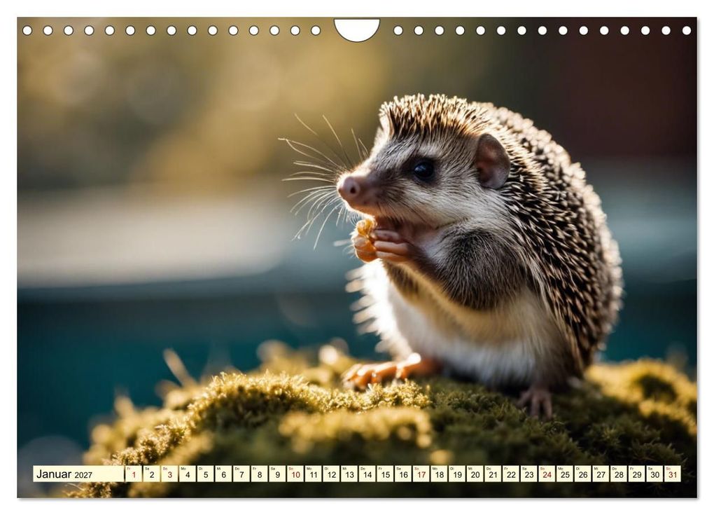 Weitere Ansicht: Igel - Wildtier des Jahres (Wandkalender 2027 DIN A4 quer), CALVENDO Monatskalender | Claudia Kleemann, Calvendo