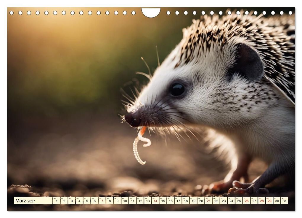 Weitere Ansicht: Igel - Wildtier des Jahres (Wandkalender 2027 DIN A4 quer), CALVENDO Monatskalender | Claudia Kleemann, Calvendo